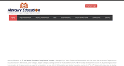Desktop Screenshot of mercuryeducation.com